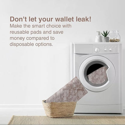 Washable Pee Pads for Dogs 100% Waterproof,