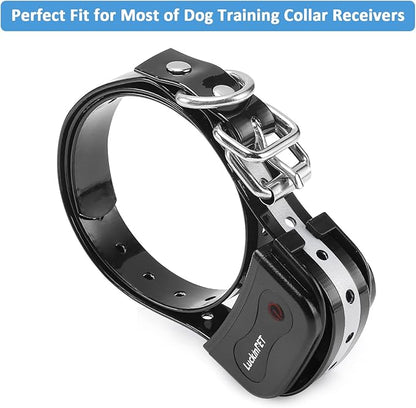 Replacement Collar Strap 3/4',Reflective,Adjustable,Metal Buckled,Waterproof Pack2)
