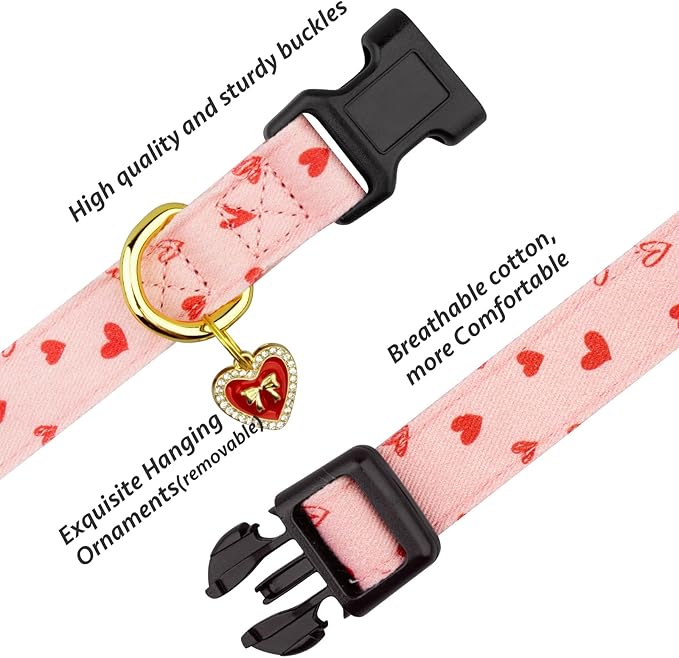 Cotton Handmade Dog Collar Cute and Distinctive Patterns