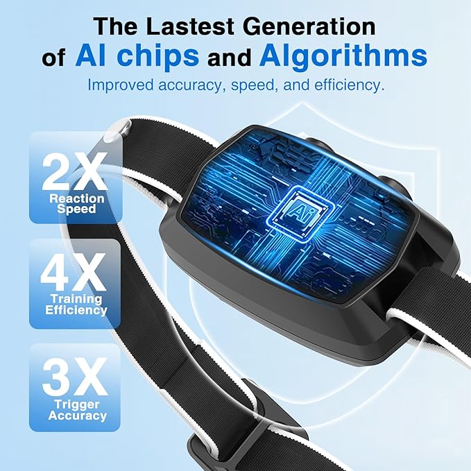 Dog Bark Collar for Small Dogs 5-15lbs. No 7 Adjustable 3 Adjustable