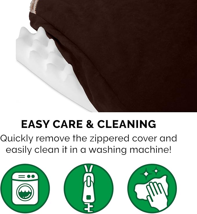 Furhaven Orthopedic Dog Bed for Large Dogs w/ Removable Washable Cover 95 lbs