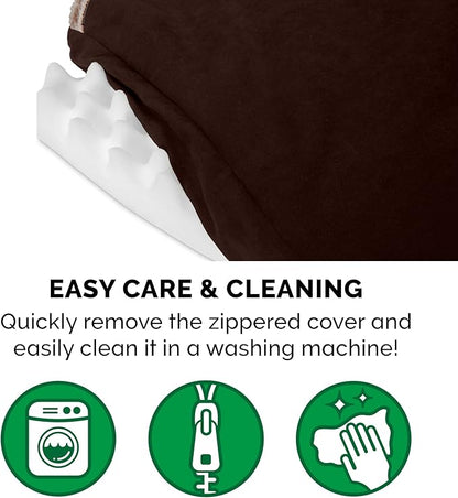 Furhaven Orthopedic Dog Bed for Medium/Small Dogs w/ Removable Washable Cover 35 lbs