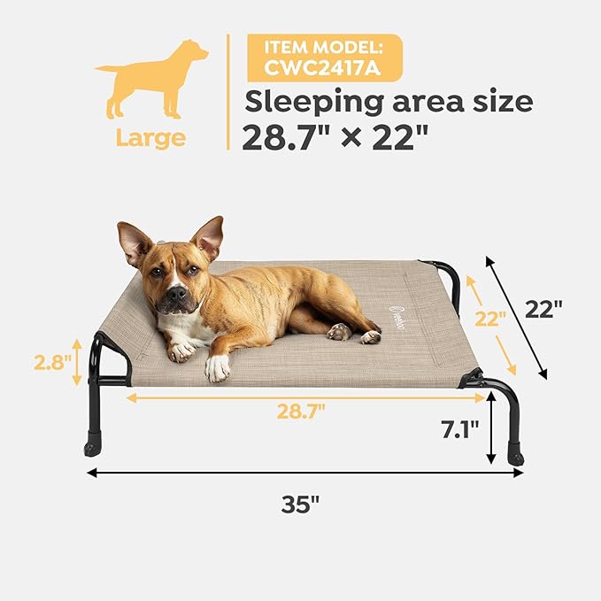 Veehoo Original Elevated Dog Bed CWC2417A