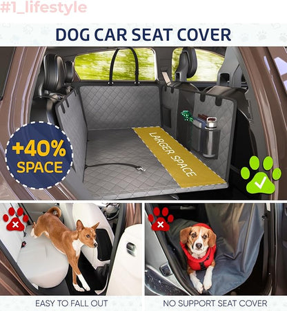 Katziela Back Seat Extender for Dogs-Large Space 2 Foams 425Lbs