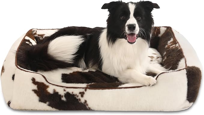 Bedfolks Dog Beds for Large Dogs 36 Inches
