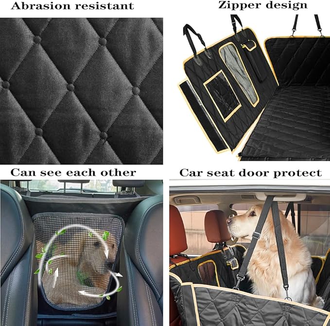 Dog Car Seat Cover for Back Seat
