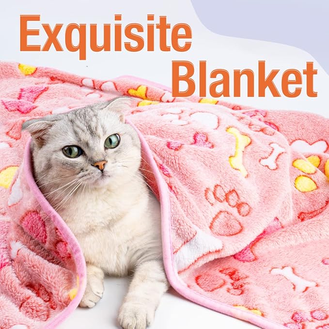 Pet Soft Blankets for Dogs 3L), Large(41"*31")
