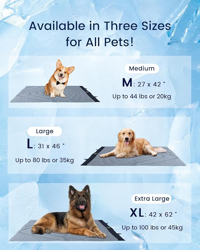 ZonLi Dog Cooling Mat 48" x 28" Large,