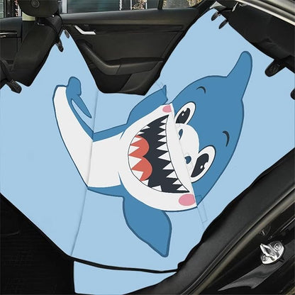 AFPANQZ Cartoon Shark Design Dog Cat Seat Cover