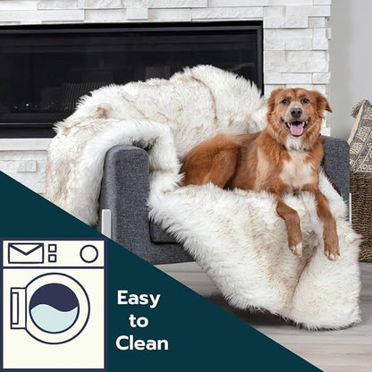 Waterproof Dog Blanket 50" x60'' - Pup Protector Waterproof Throw Blanket Cover for Couch, Bed, Mattress or Any Furniture