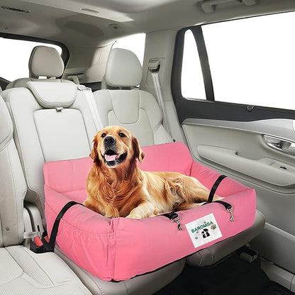 Dog Car Seat for 2 Small 1 Medium 25lbs to 60lbs. Fully