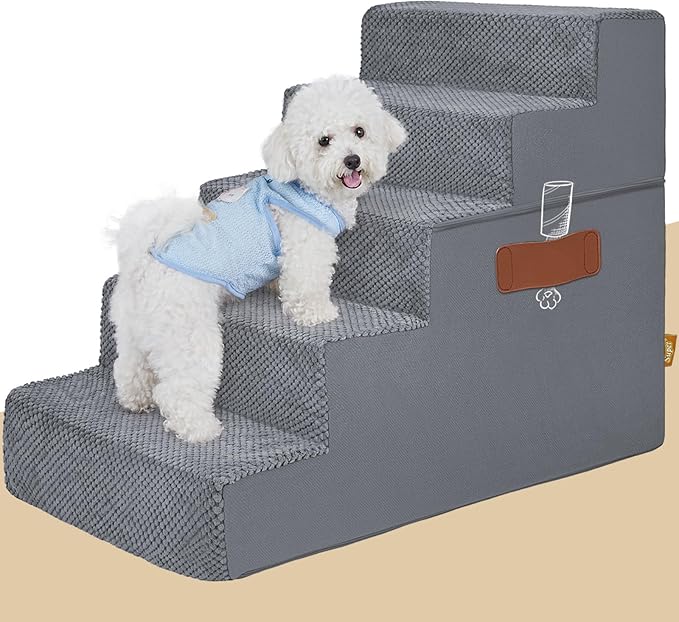 Supet Tall Dog Stairs for Small Medium Large Dogs to Get on Bed