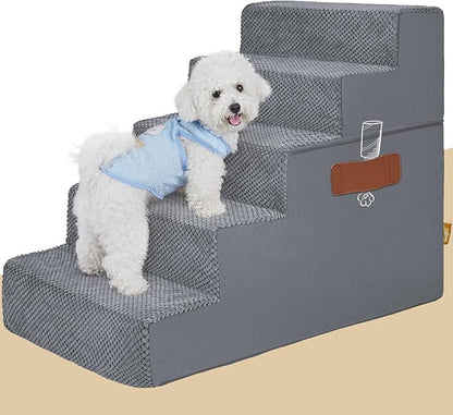 Supet Tall Dog Stairs for Small Medium Large Dogs to Get on Bed
