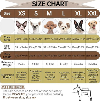 BRKURLEG Thermal Knitted Dog Sweater for Small Dog