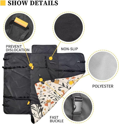 AFPANQZ Floral Cat Car Dog Cat Seat Cover