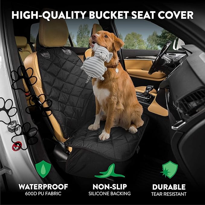 Plush Paws Products Premium Bucket Car Seat Protector