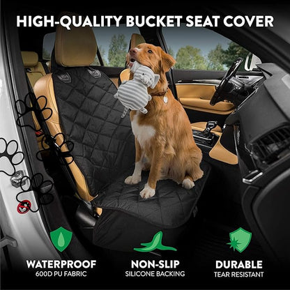 Plush Paws Products Premium Bucket Car Seat Protector