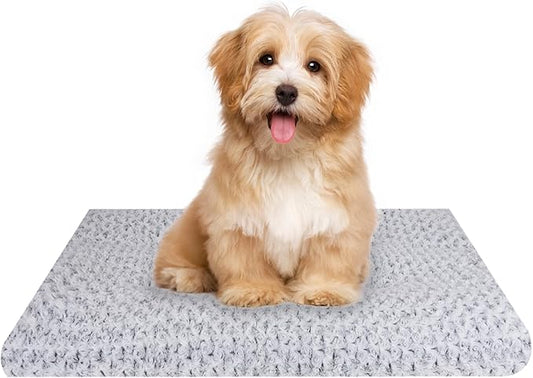 Plush Dog Crate Beds 24" x 18" x 3")