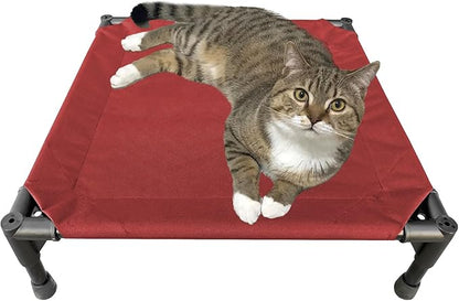 Love&go Elevated Dog Bed with Metal Frame Small-18.5x18.5x5.5 inch)