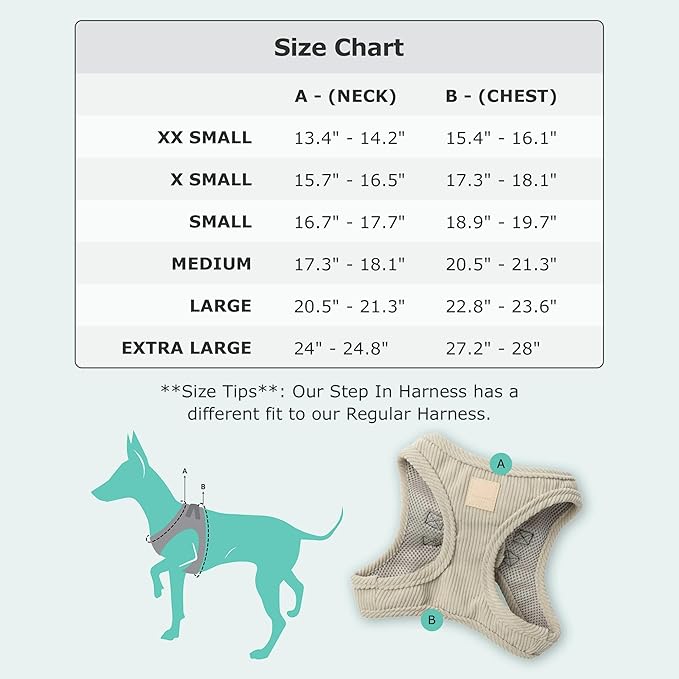 FuzzYard Life Corduroy Step in Dog Harness