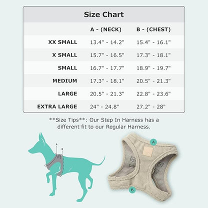 FuzzYard Life Corduroy Step in Dog Harness