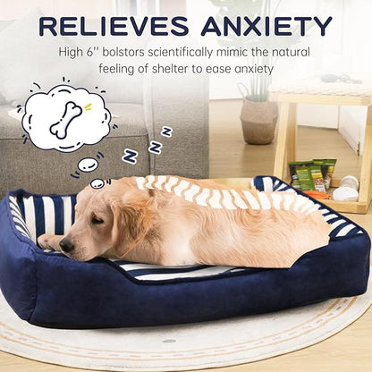 Dog Beds Large Sized Dog with Cushion 40" L 31" W 6" Th