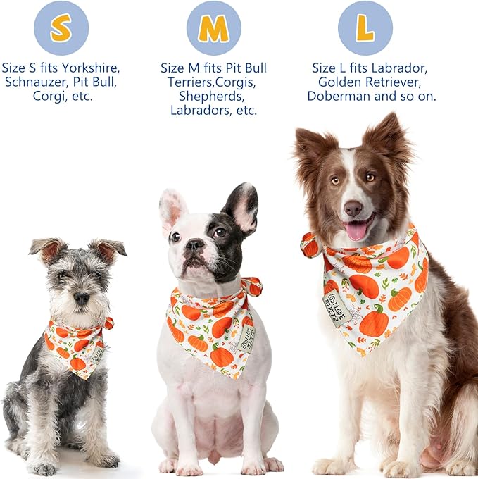 SCENEREAL Thanksgiving Dog Bandana