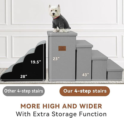 Dog Stairs 23" H, 200 lbs 4 Steps