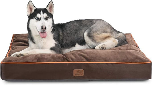 Bedsure Waterproof Dog Beds for Large Dogs 75lbs Large