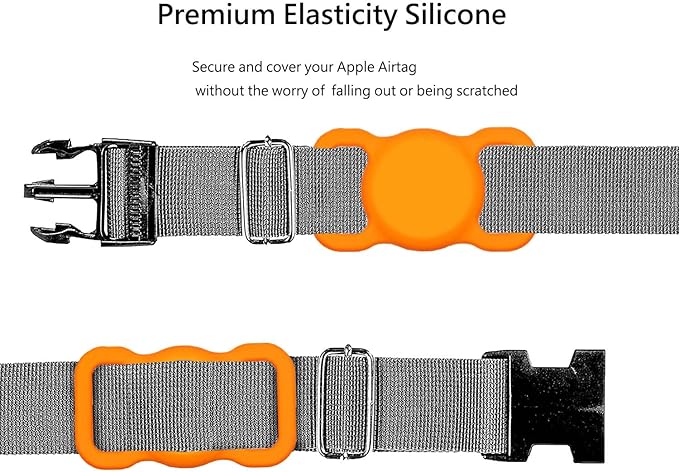 Air Tags-2 Pack Airtag Dog Collar Holder SWINCHO 1-3cm Width