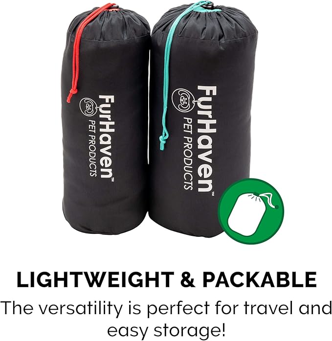 Furhaven Outdoor Travel Dog Bed for Small Dogs w/ Carry Bag