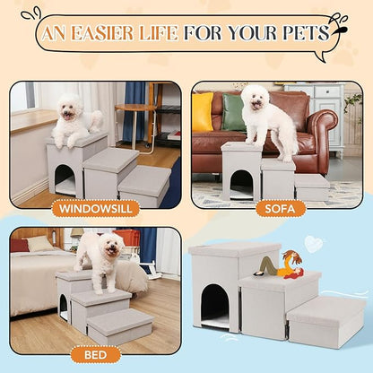 Dog Stairs for Small Dogs 22 inches(3