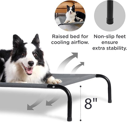 Bedsure Elevated Raised Cooling Cots Bed for Large Dogs 49 inches