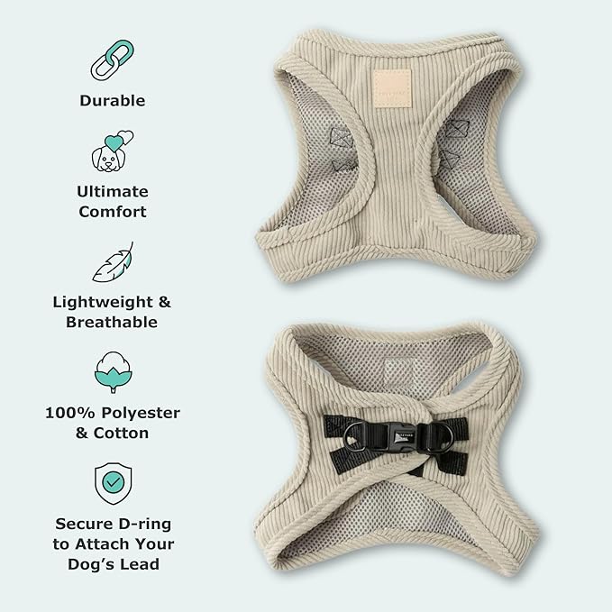 FuzzYard Life Corduroy Step in Dog Harness