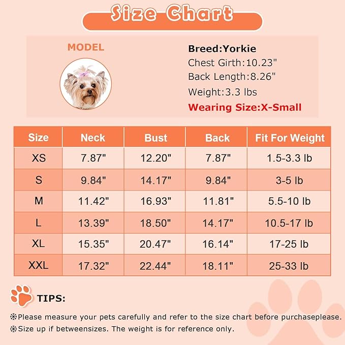 Dog Pajamas Pjs Spring Summer Dog Clothes for Small Dogs Girl Boy Soft Stretchy Puppy Clothes Onesie Cat Pet Jammies Outfit (Monkey, Small)