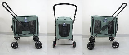 3 in 1 Cat Stroller with Detachable Carrier 15 20 30 Lbs 2 Two