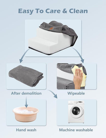 Dog Stairs for High Beds and Couch 4 Step 18" H