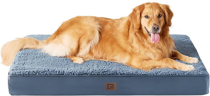 EHEYCIGA Orthopedic XXL Dog Beds for Jumbo Dogs with Removable Washable Cover for Crate 47x29