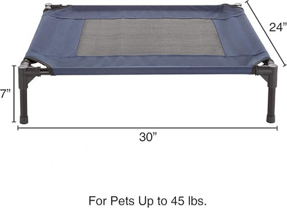 Elevated Dog Bed 30x24-Inch Portable 50lbs by