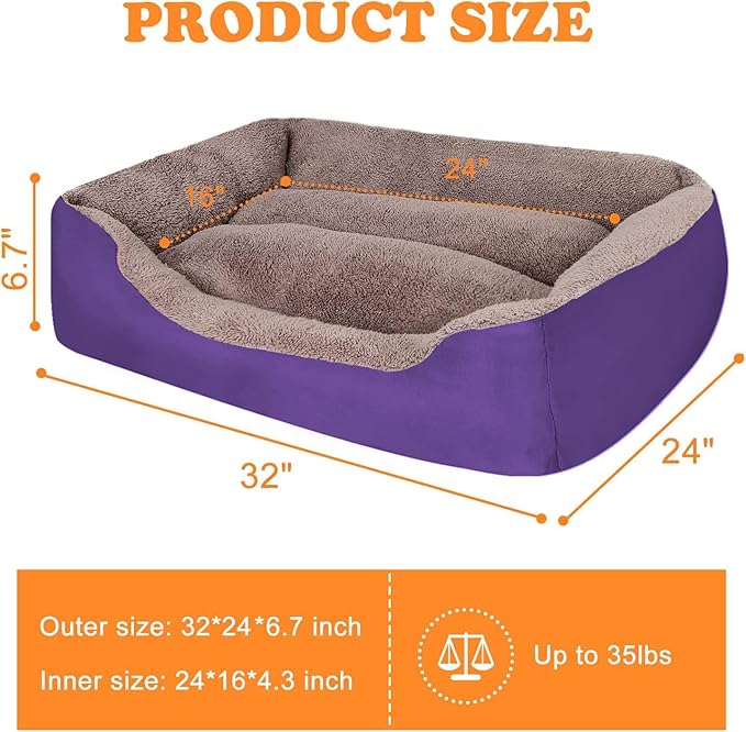 PUPPBUDD Dog Beds for Medium Dogs