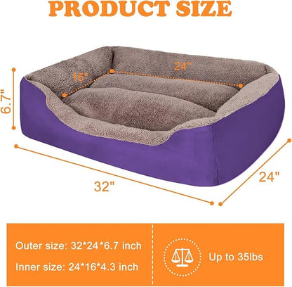 PUPPBUDD Dog Beds for Medium Dogs