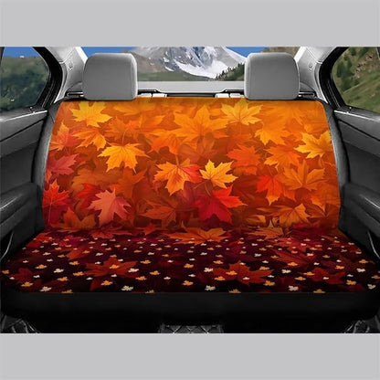 AFPANQZ Fall Maple Car Rear Bench Protective Car