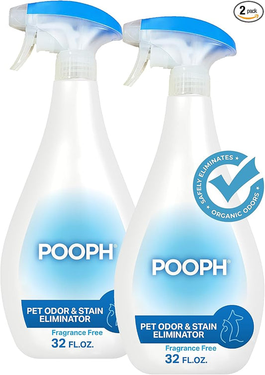 Pooph Pet Odor Eliminator 32oz Spray, 2-Pack -