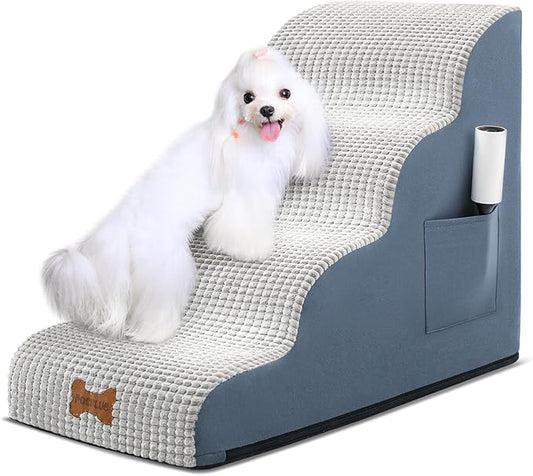 Dog Stairs for Bed and Couch 19.7”H 4 Tiers