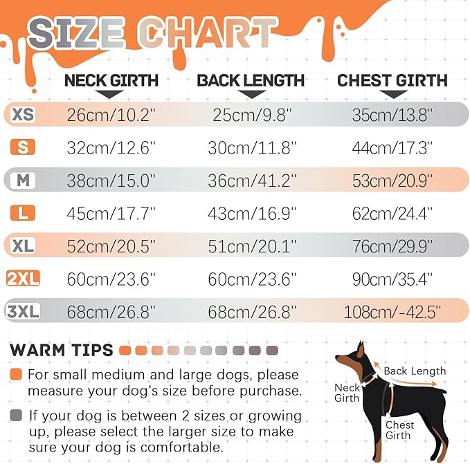 IDOMIK Warm Dog Coats with Harness