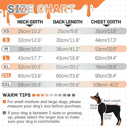 IDOMIK Warm Dog Coats with Harness