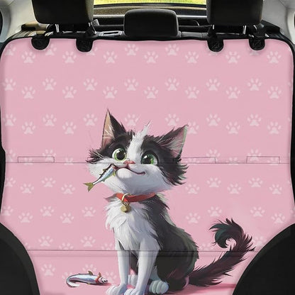 AFPANQZ Cat Print Dog Cat Seat Cover Bucket