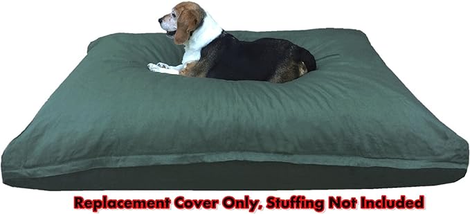 Dogbed4less Heavy Duty Canvas Duvet Pet Dog Bed External Cover 47"X29" Extra Large - Replacement Cover only