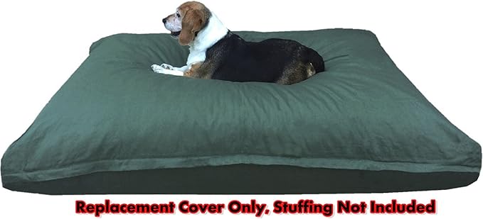 Dogbed4less Heavy Duty Canvas Duvet Pet Dog Bed External Cover 41"X27" Large - Replacement Cover only