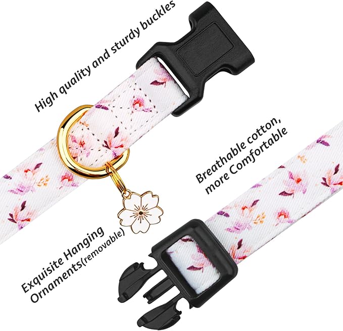 Cotton Handmade Dog Collar Cute and Distinctive Patterns